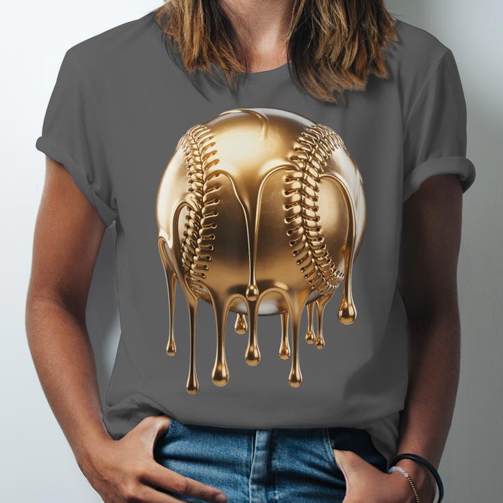 Dripping Gold Drip Baseball Game Day Player Coach Baller Unisex Jersey T-Shirt Dripping Gold Drip Baseball Game Day Player Coach Baller Unisex Jersey T-Shirt