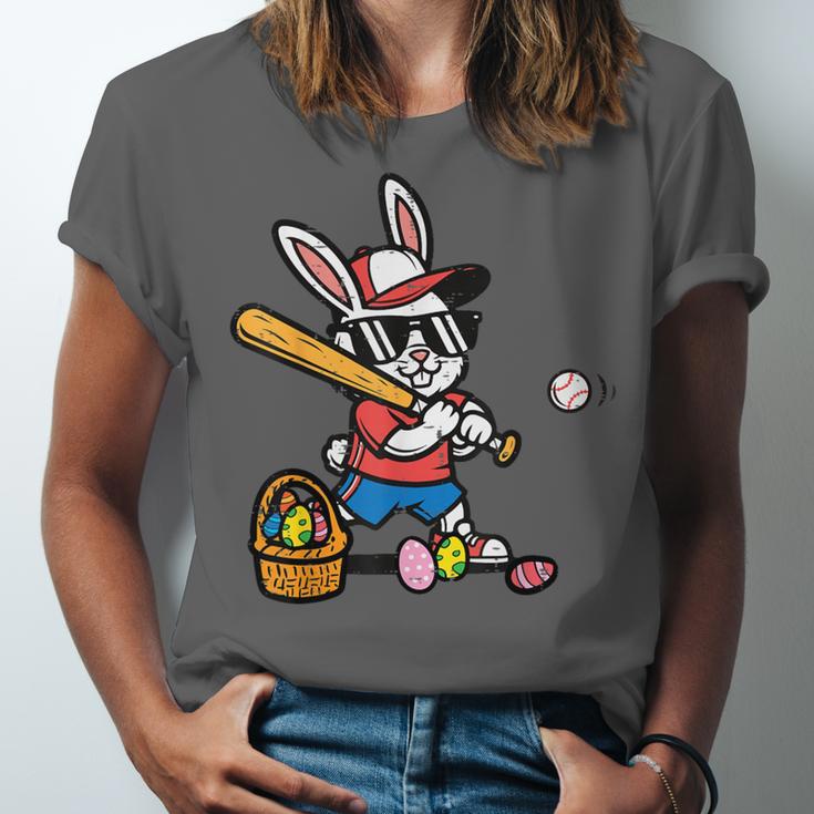 Easter Bunny Baseball Player Batter Rabbit Boys Kids Men Unisex Jersey T-Shirt Easter Bunny Baseball Player Batter Rabbit Boys Kids Men Unisex Jersey T-Shirt