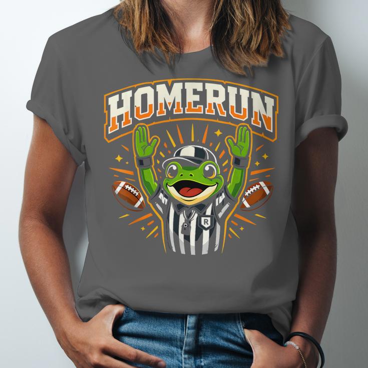 Football Referee Touchdown Baseball Homerun Frog Unisex Jersey T-Shirt Football Referee Touchdown Baseball Homerun Frog Unisex Jersey T-Shirt