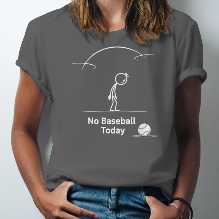 Game Day No Baseball Today Unisex Jersey T-Shirt Game Day No Baseball Today Unisex Jersey T-Shirt