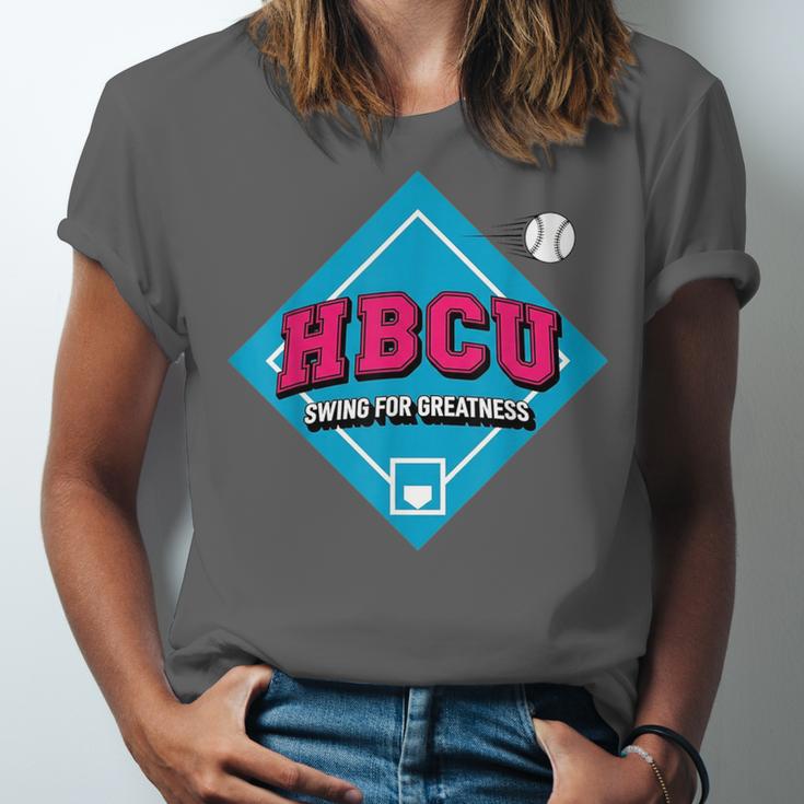 HBCU Swing For Greatness Baseball Softball College Apparel Unisex Jersey T-Shirt HBCU Swing For Greatness Baseball Softball College Apparel Unisex Jersey T-Shirt