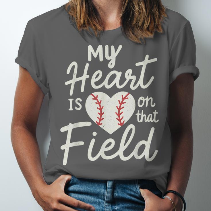 My Heart Is On That Field Baseball Unisex Jersey T-Shirt My Heart Is On That Field Baseball Unisex Jersey T-Shirt