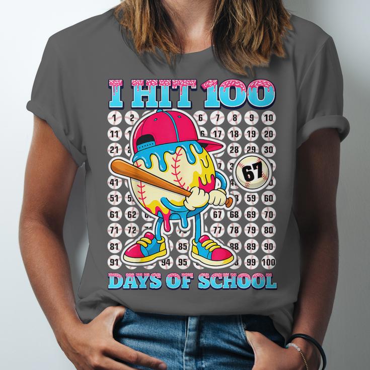 I Hit 100 Days Of School 67 Drip Baseball Boys Kids Unisex Jersey T-Shirt I Hit 100 Days Of School 67 Drip Baseball Boys Kids Unisex Jersey T-Shirt