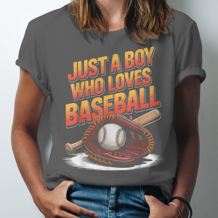 Just A Boy Who Loves Baseball Player Kids Unisex Jersey T-Shirt Just A Boy Who Loves Baseball Player Kids Unisex Jersey T-Shirt