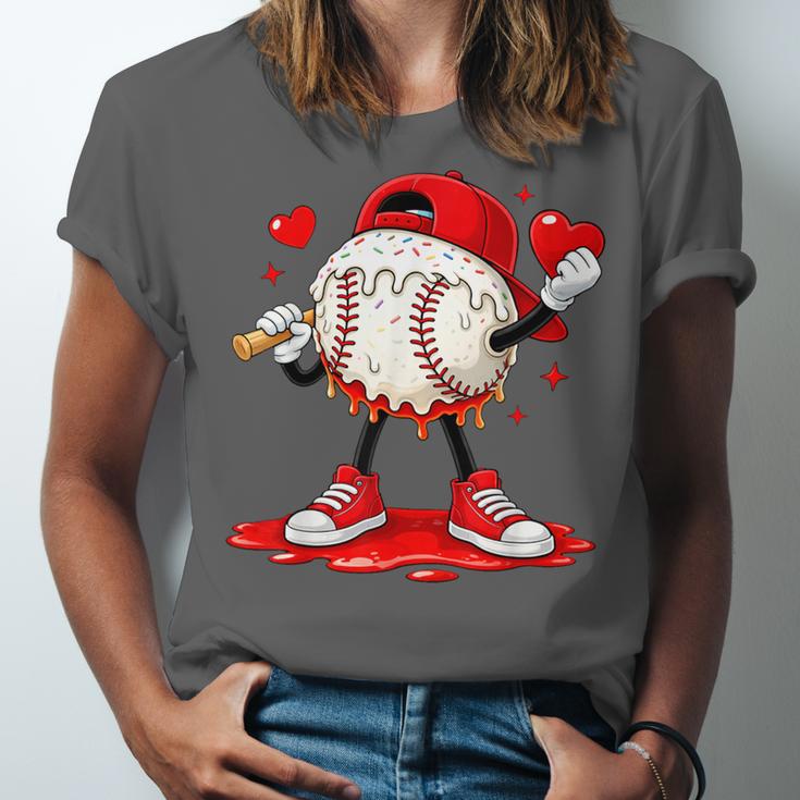 Kids Valentine Baseball Boys Valentines Day Tee Unisex Jersey T-Shirt Kids Valentine Baseball Boys Valentines Day Tee Unisex Jersey T-Shirt