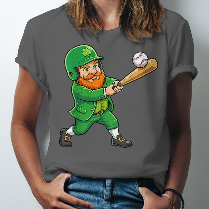 Leprechaun Playing Baseball St Patricks Day Men Boys Kids Unisex Jersey T-Shirt Leprechaun Playing Baseball St Patricks Day Men Boys Kids Unisex Jersey T-Shirt