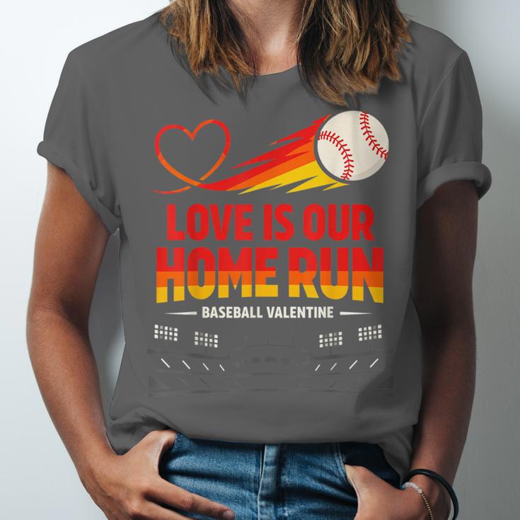 Love Is Our Home Run Baseball Valentine Couple Unisex Jersey T-Shirt Love Is Our Home Run Baseball Valentine Couple Unisex Jersey T-Shirt