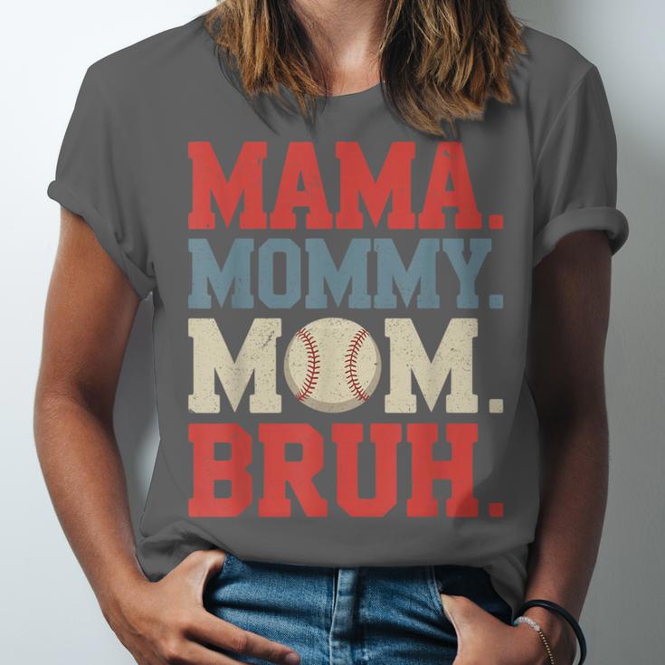 Mama Mommy Mom Bruh Baseball For Women Grandma Mother's Day Unisex Jersey T-Shirt Mama Mommy Mom Bruh Baseball For Women Grandma Mother's Day Unisex Jersey T-Shirt