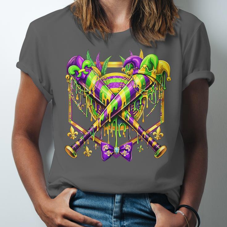 Mardi Gras Baseball Jester Hat New Orleans Men Women Kid Unisex Jersey T-Shirt