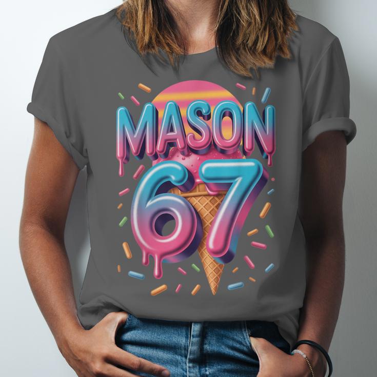 Mason 67 Meme Ice Cream Baseball Drip Unisex Jersey T-Shirt