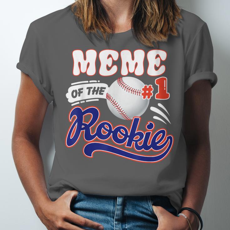 Meme Rookie Of Year 1st Birthday Baseball Theme Matching Unisex Jersey T-Shirt