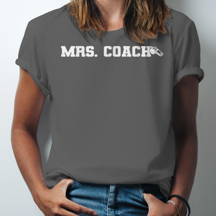 Mrs Coach Football Basketball Baseball Coach Wife Unisex Jersey T-Shirt Mrs Coach Football Basketball Baseball Coach Wife Unisex Jersey T-Shirt