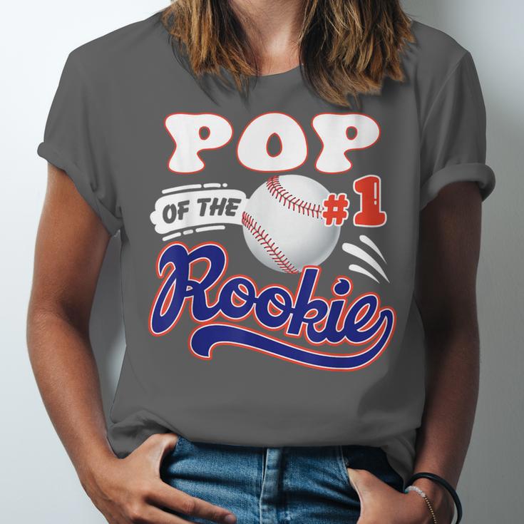 Pop Rookie Of Year 1st Birthday Baseball Theme Matching Unisex Jersey T-Shirt Pop Rookie Of Year 1st Birthday Baseball Theme Matching Unisex Jersey T-Shirt