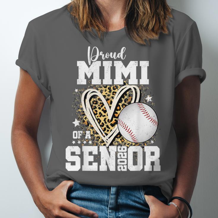 Proud Mimi Of A 2026 Senior Baseball Graduation Leopard Unisex Jersey T-Shirt Proud Mimi Of A 2026 Senior Baseball Graduation Leopard Unisex Jersey T-Shirt