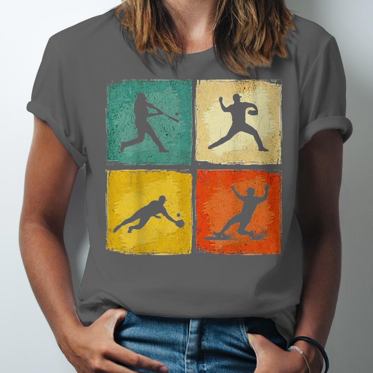 Retro Style Baseball Lover Playing Men Women Kids Baseball Unisex Jersey T-Shirt Retro Style Baseball Lover Playing Men Women Kids Baseball Unisex Jersey T-Shirt