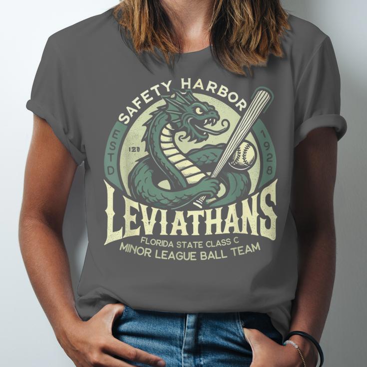 Safety Harbor Leviathans Retro Baseball Monster Unisex Jersey T-Shirt Safety Harbor Leviathans Retro Baseball Monster Unisex Jersey T-Shirt