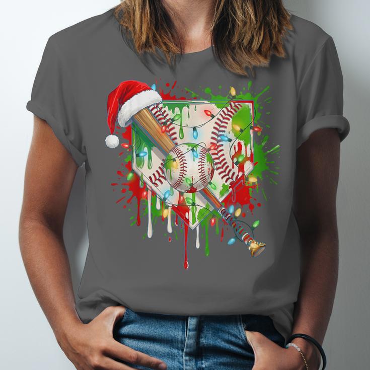 Santa Sports Ice Baseball Christmas Xmas Pajama Kid Men Boys Unisex Jersey T-Shirt Santa Sports Ice Baseball Christmas Xmas Pajama Kid Men Boys Unisex Jersey T-Shirt