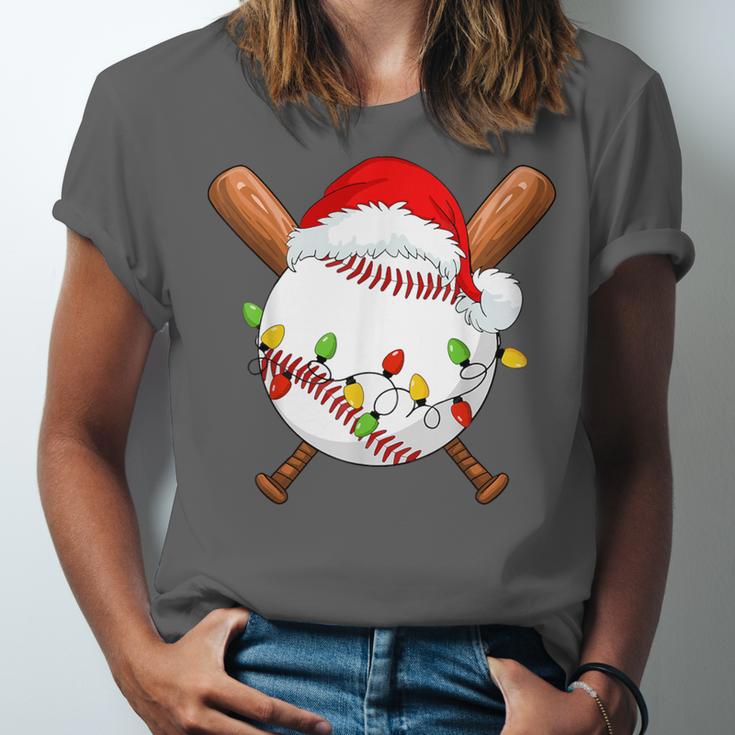 Santa Sports For Men Boys Christmas Baseball Player Unisex Jersey T-Shirt Santa Sports For Men Boys Christmas Baseball Player Unisex Jersey T-Shirt