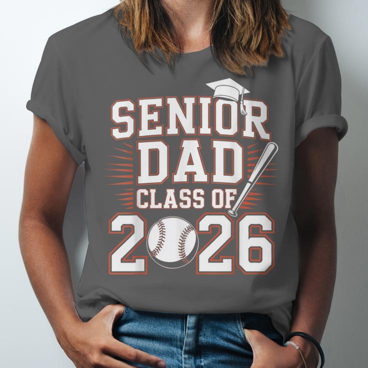 Senior Dad Class Of 2026 Graduate Baseball 2026 Graduation Unisex Jersey T-Shirt Senior Dad Class Of 2026 Graduate Baseball 2026 Graduation Unisex Jersey T-Shirt