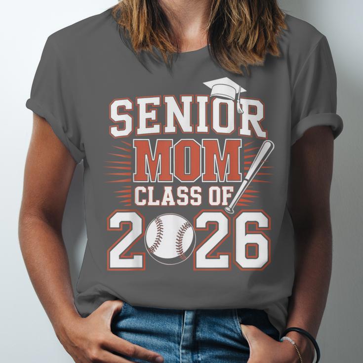 Senior Mom Class Of 2026 Graduate Baseball 2026 Graduation Unisex Jersey T-Shirt Senior Mom Class Of 2026 Graduate Baseball 2026 Graduation Unisex Jersey T-Shirt