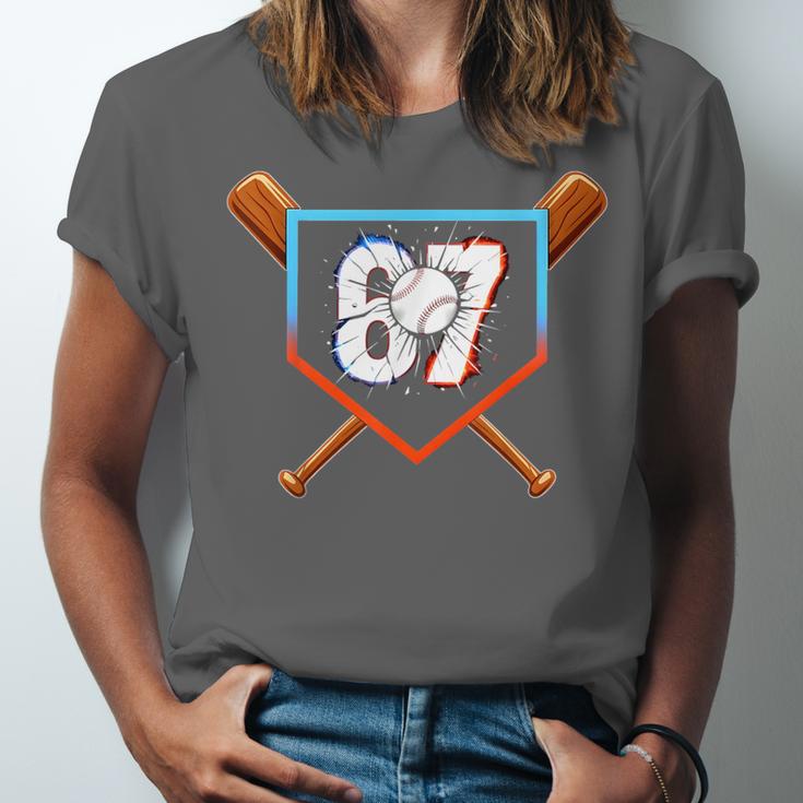 Six Seven 67 Baseball Birthday Boy Men Kids Boys Unisex Jersey T-Shirt