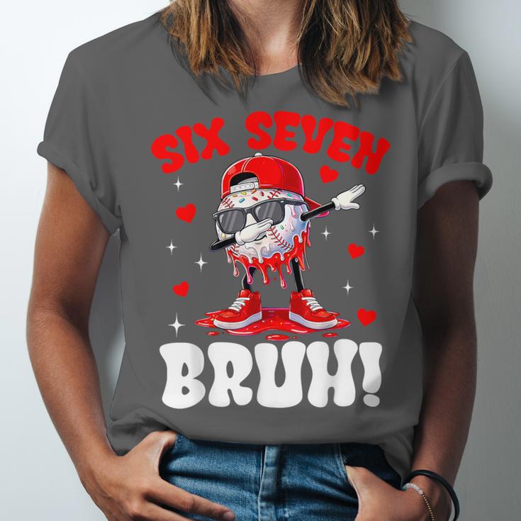 Six Seven 67 Bruh 6 7 Meme Valentine Baseball Drip Boys Kids Unisex Jersey T-Shirt Six Seven 67 Bruh 6 7 Meme Valentine Baseball Drip Boys Kids Unisex Jersey T-Shirt