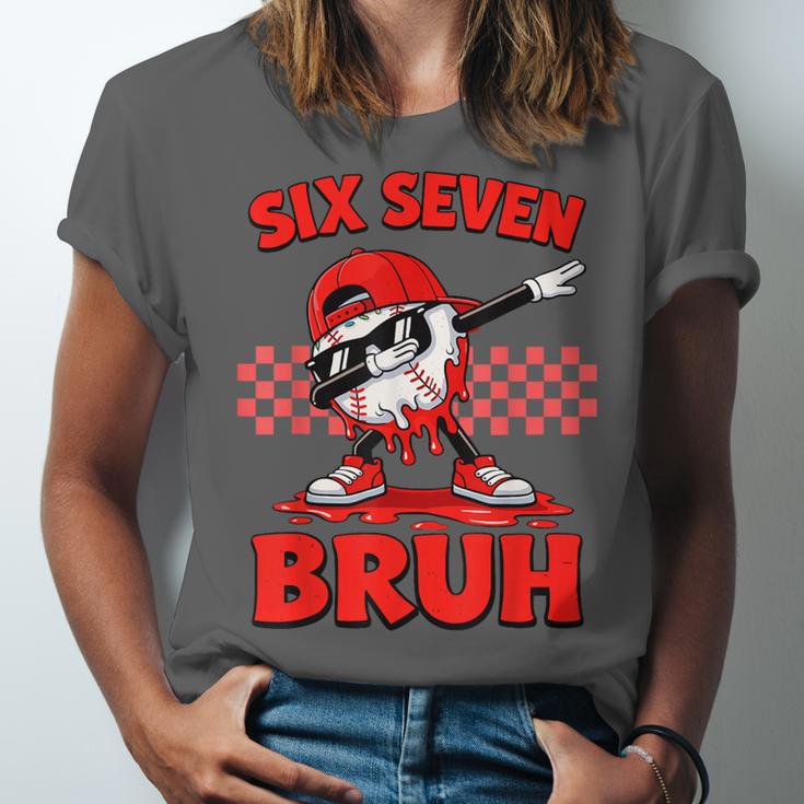 Six Seven 67 Bruh Baseball Valentine’s Day Teens Boys Kids Unisex Jersey T-Shirt Six Seven 67 Bruh Baseball Valentine’s Day Teens Boys Kids Unisex Jersey T-Shirt
