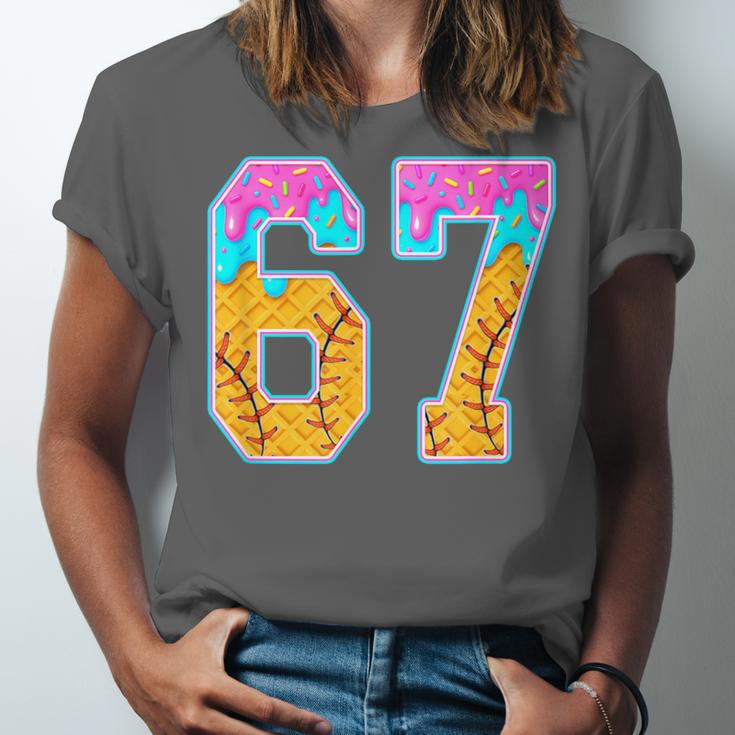 Six Seven Baseball Drip Unisex Jersey T-Shirt Six Seven Baseball Drip Unisex Jersey T-Shirt