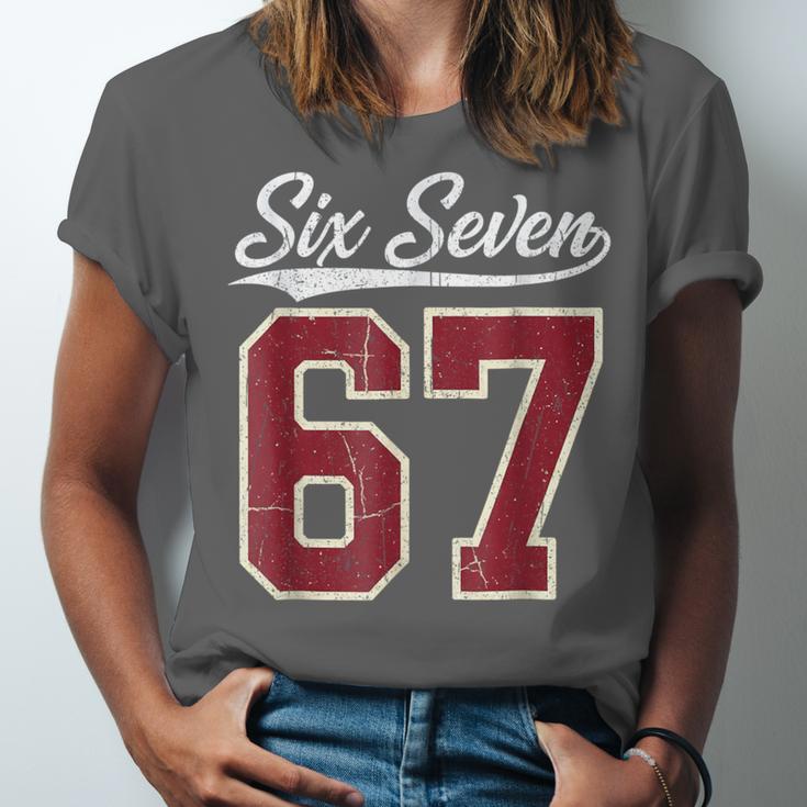 Six Seven Meme Boys Girls Kids 67 Baseball Jersey Unisex Jersey T-Shirt