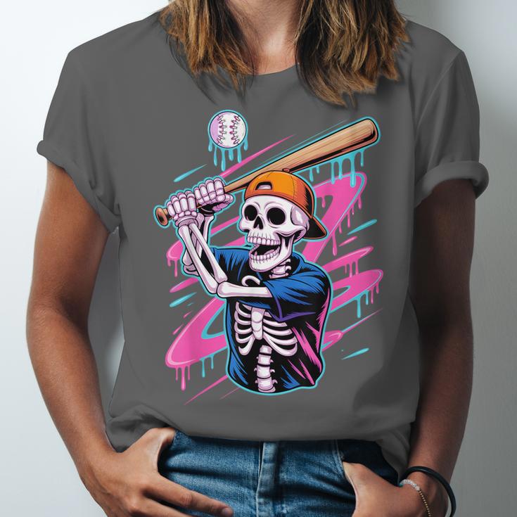Skeleton Baseball Drip Boy Youth Dripping Baseball Halloween Unisex Jersey T-Shirt Skeleton Baseball Drip Boy Youth Dripping Baseball Halloween Unisex Jersey T-Shirt
