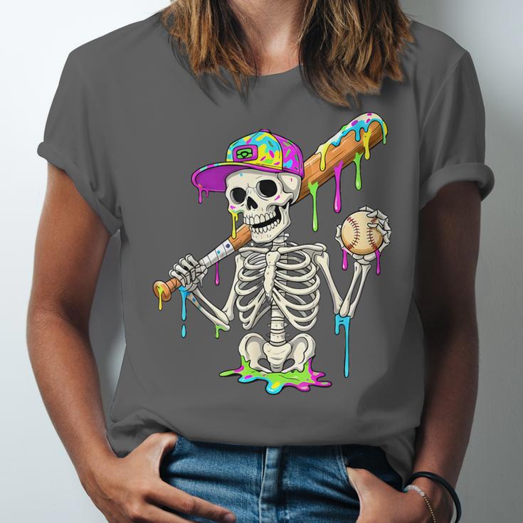 Skeleton Baseball Drip Boys Ice Cream Drip Youth Baseball Unisex Jersey T-Shirt Skeleton Baseball Drip Boys Ice Cream Drip Youth Baseball Unisex Jersey T-Shirt