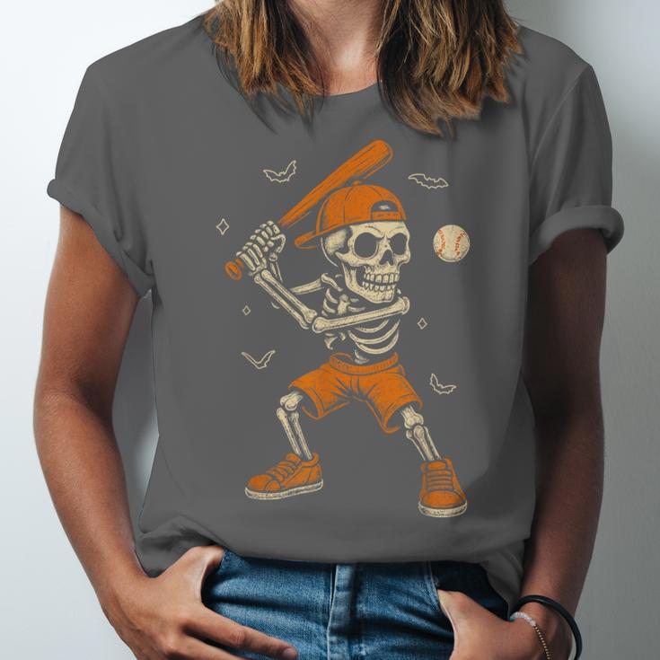 Skeleton Baseball Player Costume Halloween Men Boys Unisex Jersey T-Shirt Skeleton Baseball Player Costume Halloween Men Boys Unisex Jersey T-Shirt