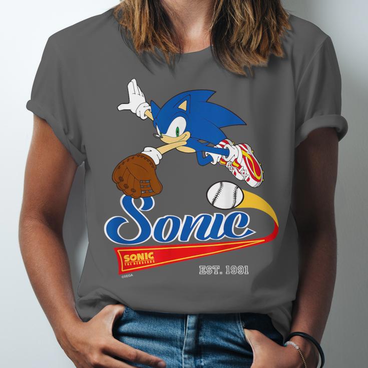 Sonic The Hedgehog Sonic Baseball Est 1991 Unisex Jersey T-Shirt Sonic The Hedgehog Sonic Baseball Est 1991 Unisex Jersey T-Shirt