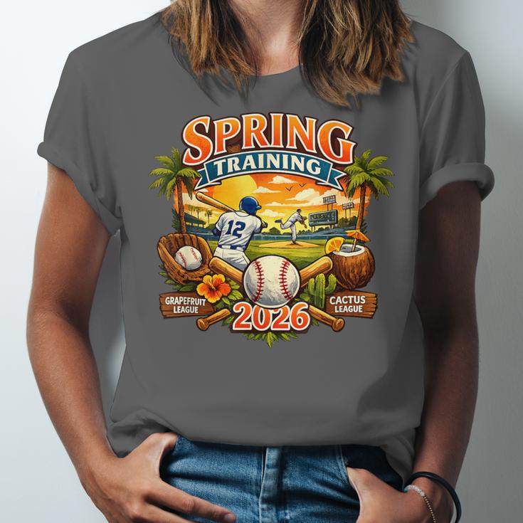 Spring Training 2026 Baseball Vintage Sunset Unisex Jersey T-Shirt Spring Training 2026 Baseball Vintage Sunset Unisex Jersey T-Shirt