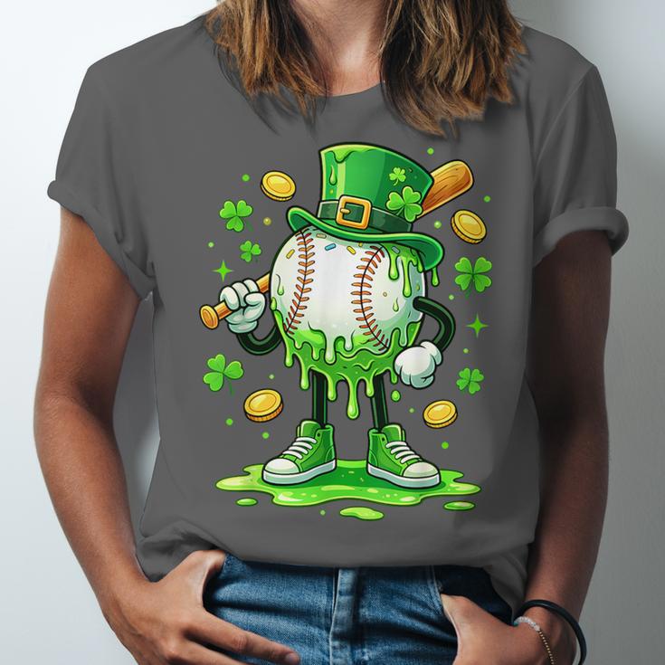St Patrick Day Baseball Drip Ice Cream Baseball Unisex Jersey T-Shirt St Patrick Day Baseball Drip Ice Cream Baseball Unisex Jersey T-Shirt