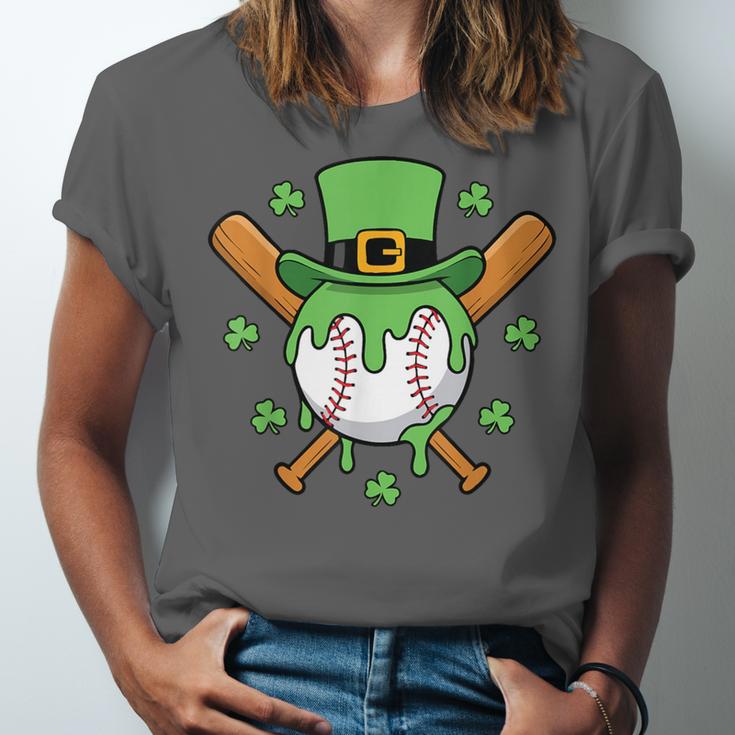 St Patricks Day Baseball Drip Ice Cream Baseball Home Plate Unisex Jersey T-Shirt St Patricks Day Baseball Drip Ice Cream Baseball Home Plate Unisex Jersey T-Shirt