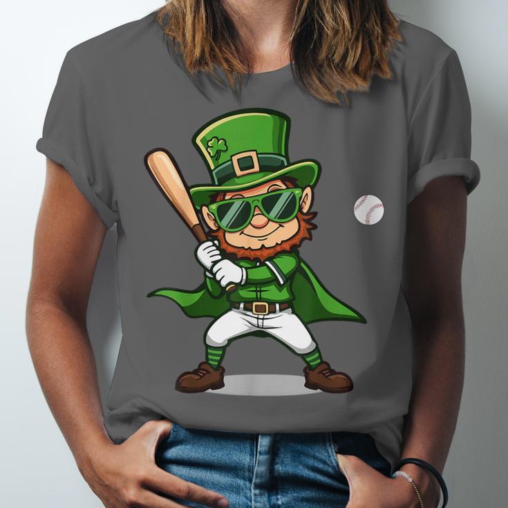 St Patrick’s Day Leprechaun Baseball Irish Graphic Unisex Jersey T-Shirt