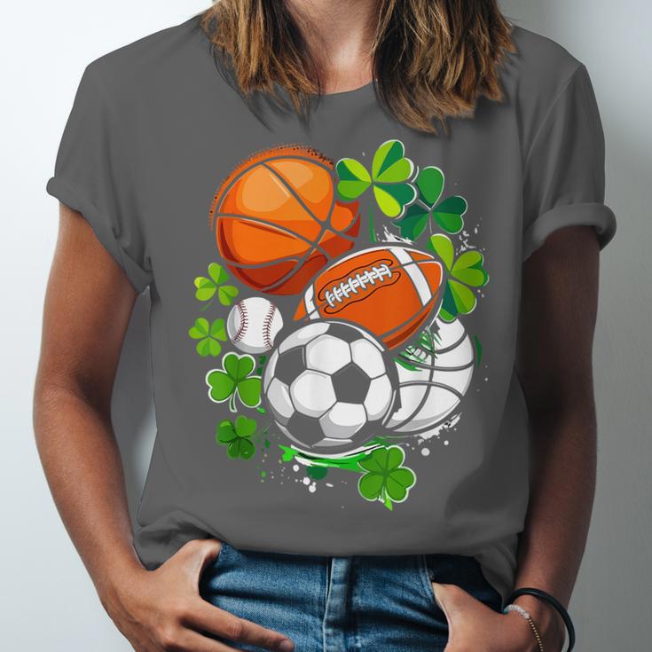 St Patricks Day Shamrock Basketball Baseball Football Soccer Unisex Jersey T-Shirt St Patricks Day Shamrock Basketball Baseball Football Soccer Unisex Jersey T-Shirt