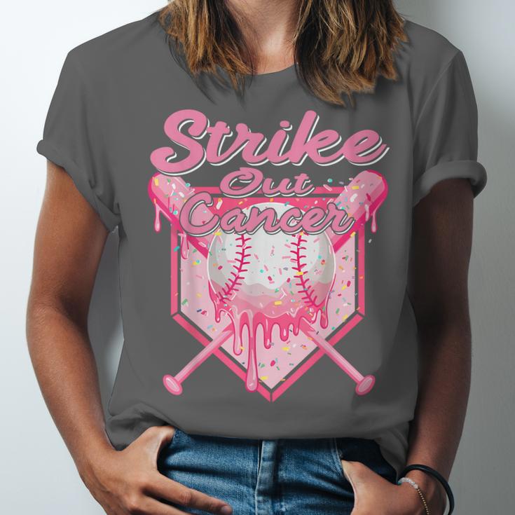 Strike Out Breast Cancer Baseball Drip For Boys Youth Unisex Jersey T-Shirt Strike Out Breast Cancer Baseball Drip For Boys Youth Unisex Jersey T-Shirt
