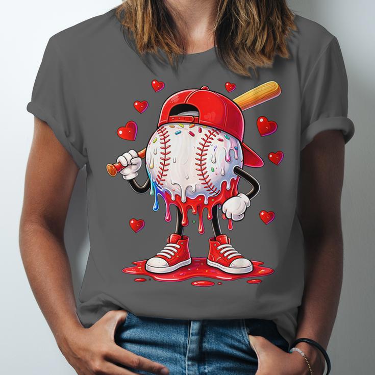 Valentine Baseball Heart Drip Sport Love Valentines Day Boys Unisex Jersey T-Shirt Valentine Baseball Heart Drip Sport Love Valentines Day Boys Unisex Jersey T-Shirt