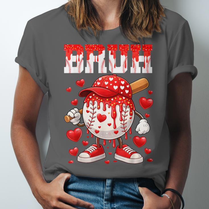 Valentines Day Baseball Drip Boys Bruh Ice Cream Toddler Kid Unisex Jersey T-Shirt Valentines Day Baseball Drip Boys Bruh Ice Cream Toddler Kid Unisex Jersey T-Shirt