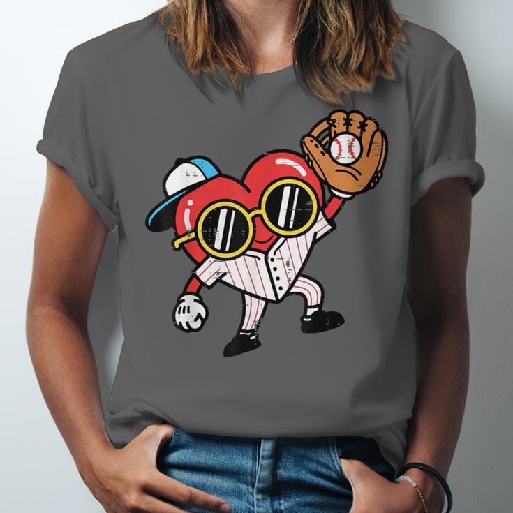 Valentines Day Baseball Heart Gloves Cute Boys Kid Youth Men Unisex Jersey T-Shirt Valentines Day Baseball Heart Gloves Cute Boys Kid Youth Men Unisex Jersey T-Shirt