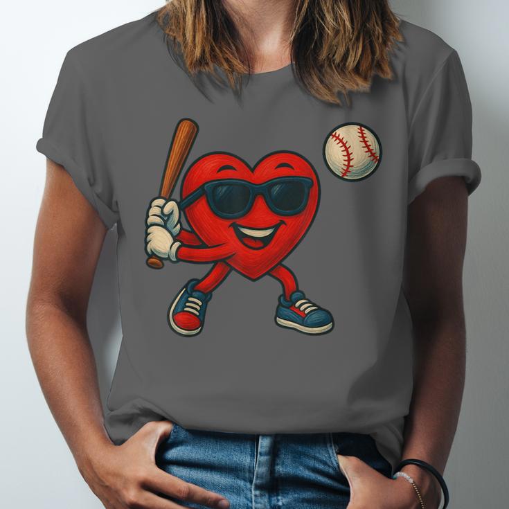 Valentines Day Baseball Red Heart Love Boys Kids Tee Unisex Jersey T-Shirt Valentines Day Baseball Red Heart Love Boys Kids Tee Unisex Jersey T-Shirt