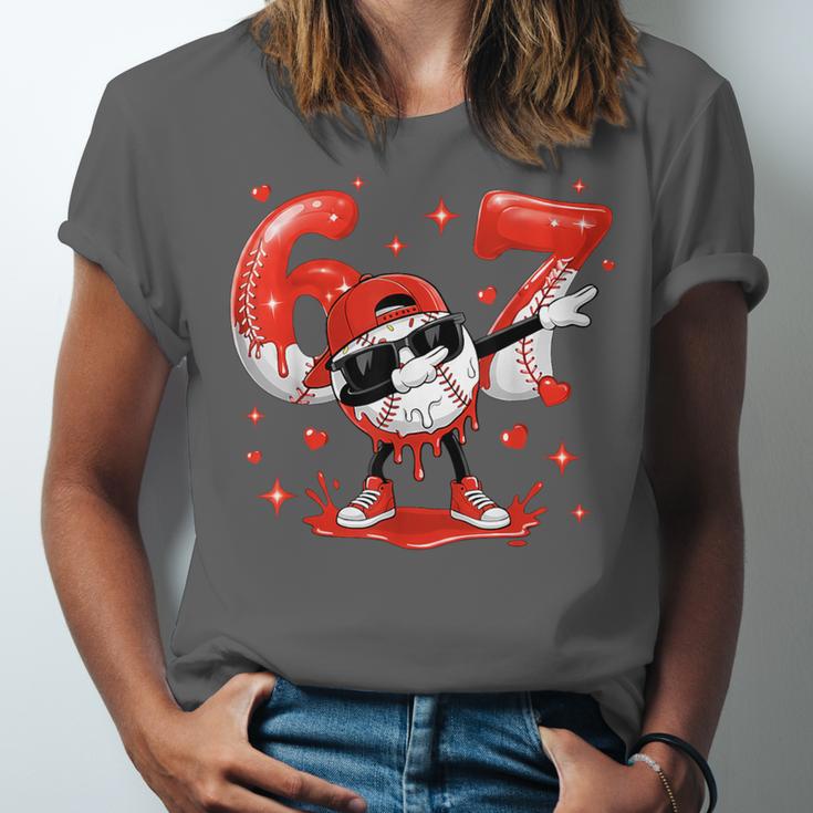 Valentines Day Six Seven Baseball 6 7 Meme Dab Heart Boys Unisex Jersey T-Shirt Valentines Day Six Seven Baseball 6 7 Meme Dab Heart Boys Unisex Jersey T-Shirt