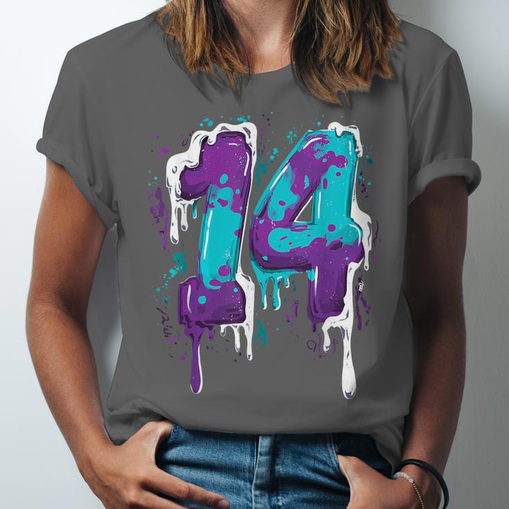 Vintage Baseball 14 Number Unisex Jersey T-Shirt