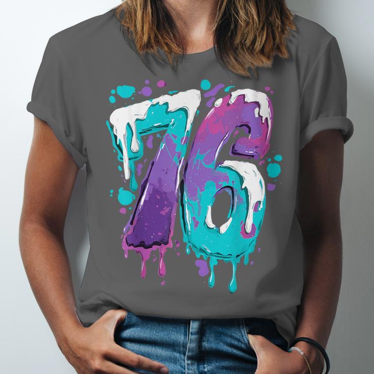 Vintage Baseball 76 Number Unisex Jersey T-Shirt