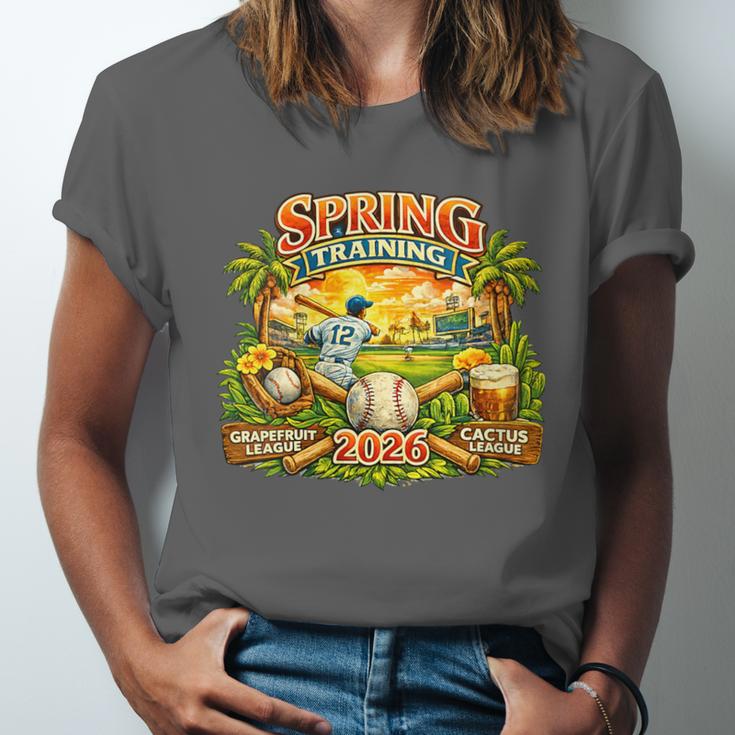 Women's Awesome Spring Trainings 2026 Baseball Arizona Florida Unisex Jersey T-Shirt