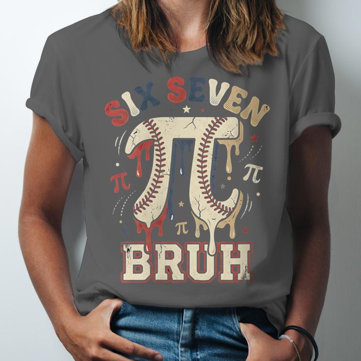 Women's Six Seven 67 Bruh 6 7 Happy Pi Day Baseball Be Irrational Unisex Jersey T-Shirt Women's Six Seven 67 Bruh 6 7 Happy Pi Day Baseball Be Irrational Unisex Jersey T-Shirt