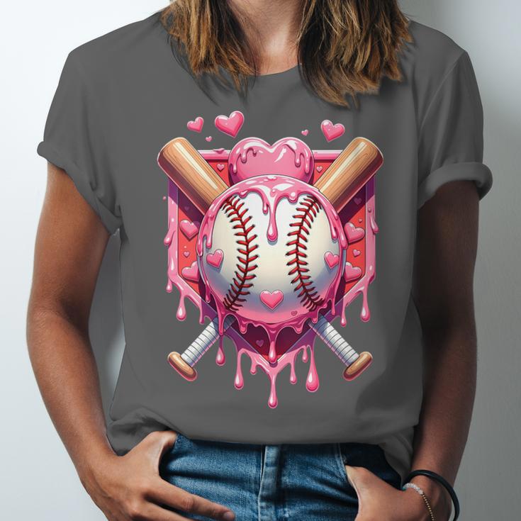 Women's Valentines Day Baseball Boys Ice Cream Drip Heart Youth Kids Unisex Jersey T-Shirt Women's Valentines Day Baseball Boys Ice Cream Drip Heart Youth Kids Unisex Jersey T-Shirt