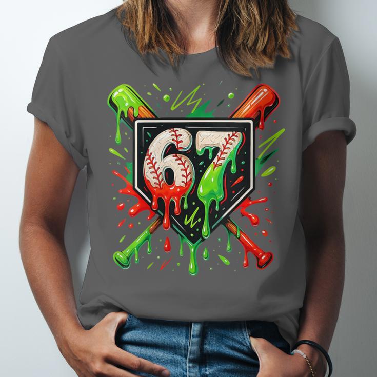 Xmas Baseball Six Seven 67 Meme Ice Cream Drip Men Women Unisex Jersey T-Shirt Xmas Baseball Six Seven 67 Meme Ice Cream Drip Men Women Unisex Jersey T-Shirt